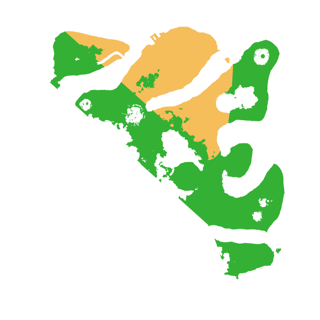 Biome Rust Map: Procedural Map, Size: 3000, Seed: 779687341