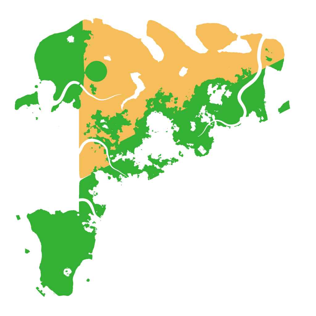 Biome Rust Map: Procedural Map, Size: 4000, Seed: 349872968