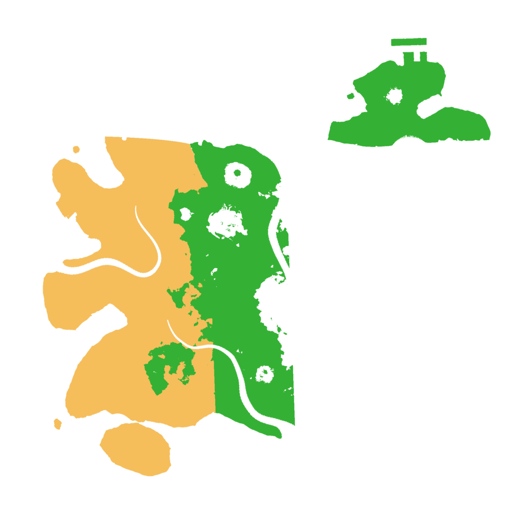 Biome Rust Map: Procedural Map, Size: 3000, Seed: 852893