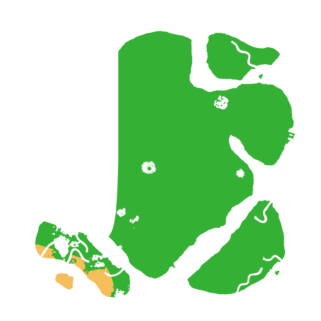 Biome Rust Map: Procedural Map, Size: 3550, Seed: 433023