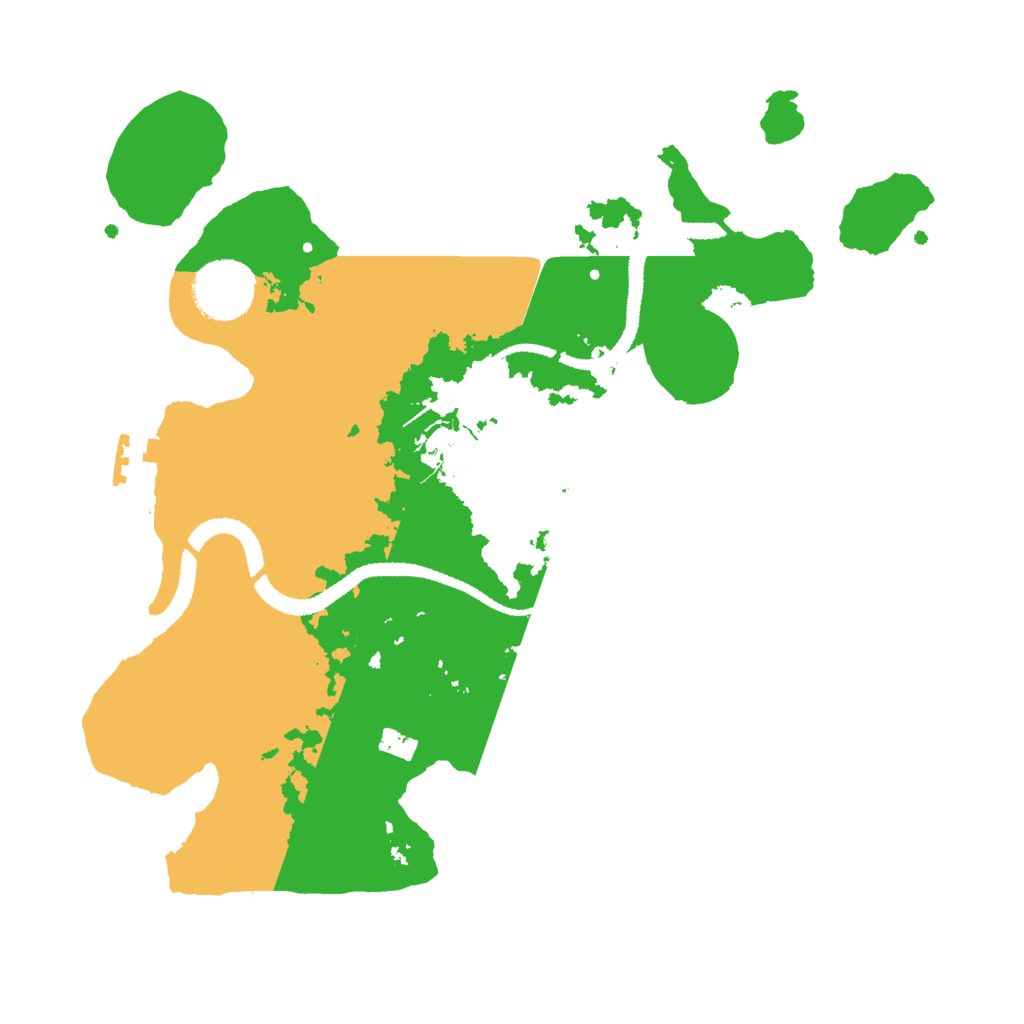 Biome Rust Map: Procedural Map, Size: 3000, Seed: 5675676