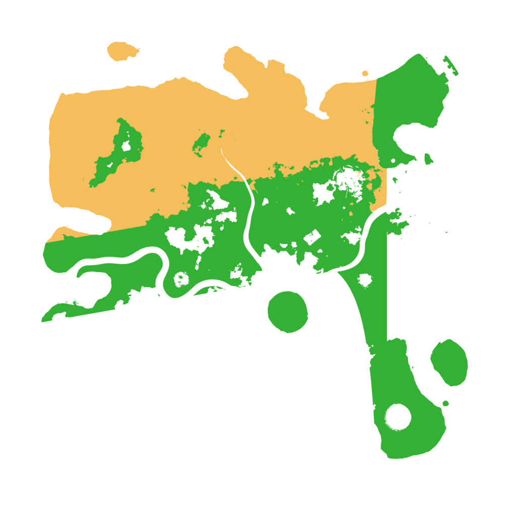 Biome Rust Map: Procedural Map, Size: 3500, Seed: 6870678