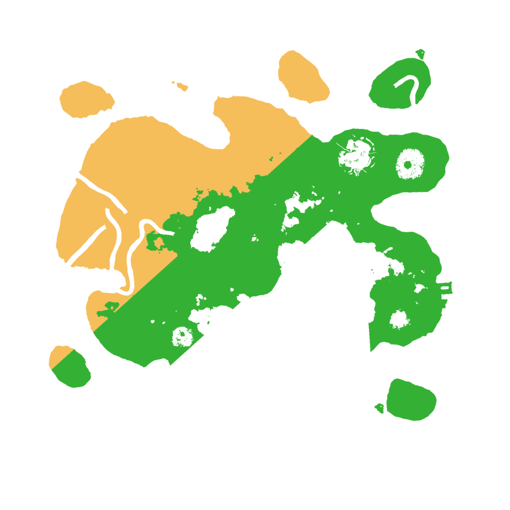Biome Rust Map: Procedural Map, Size: 2600, Seed: 678711881