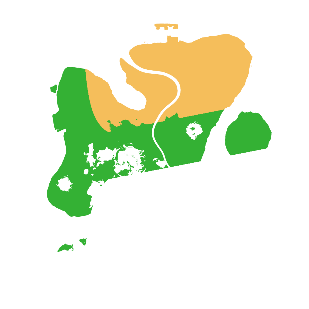 Biome Rust Map: Procedural Map, Size: 2000, Seed: 1244740466