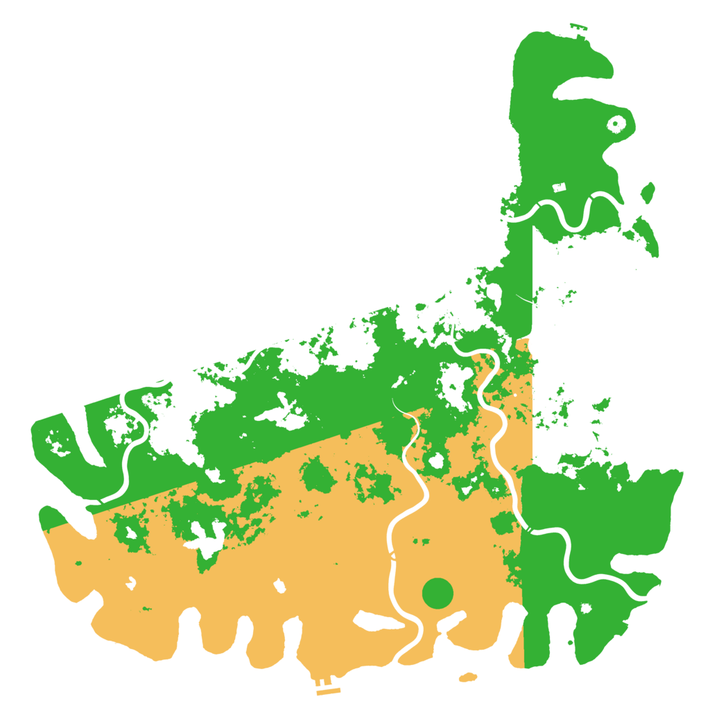 Biome Rust Map: Procedural Map, Size: 6000, Seed: 6757