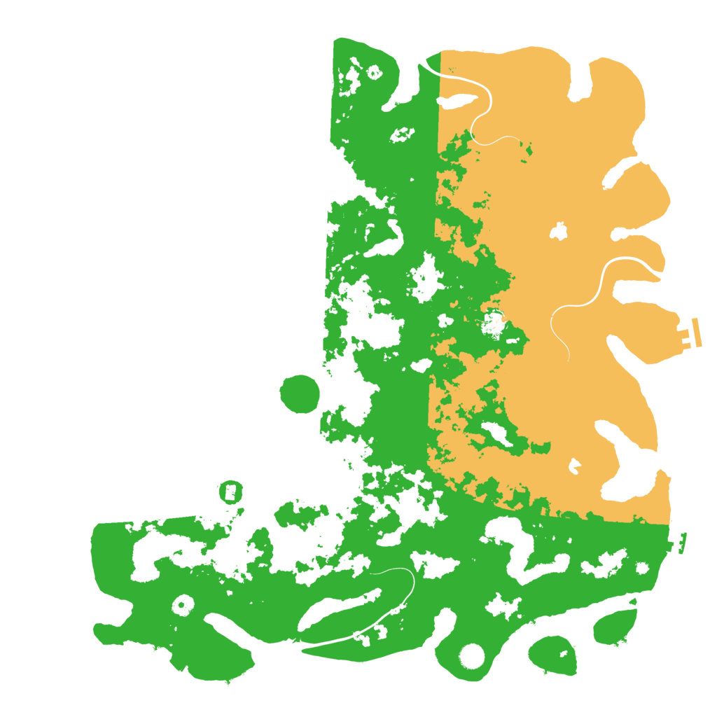 Biome Rust Map: Procedural Map, Size: 5000, Seed: 311164801