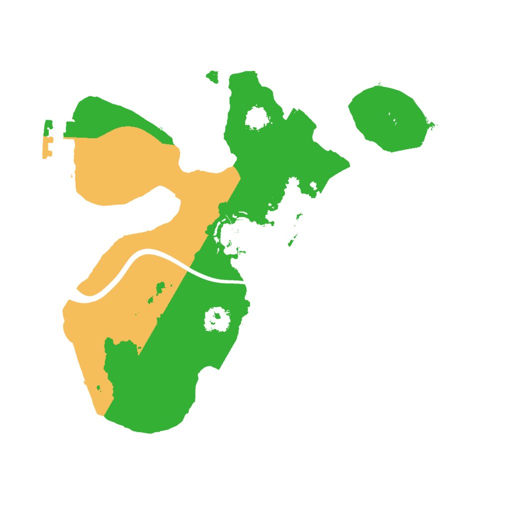 Biome Rust Map: Procedural Map, Size: 2000, Seed: 868