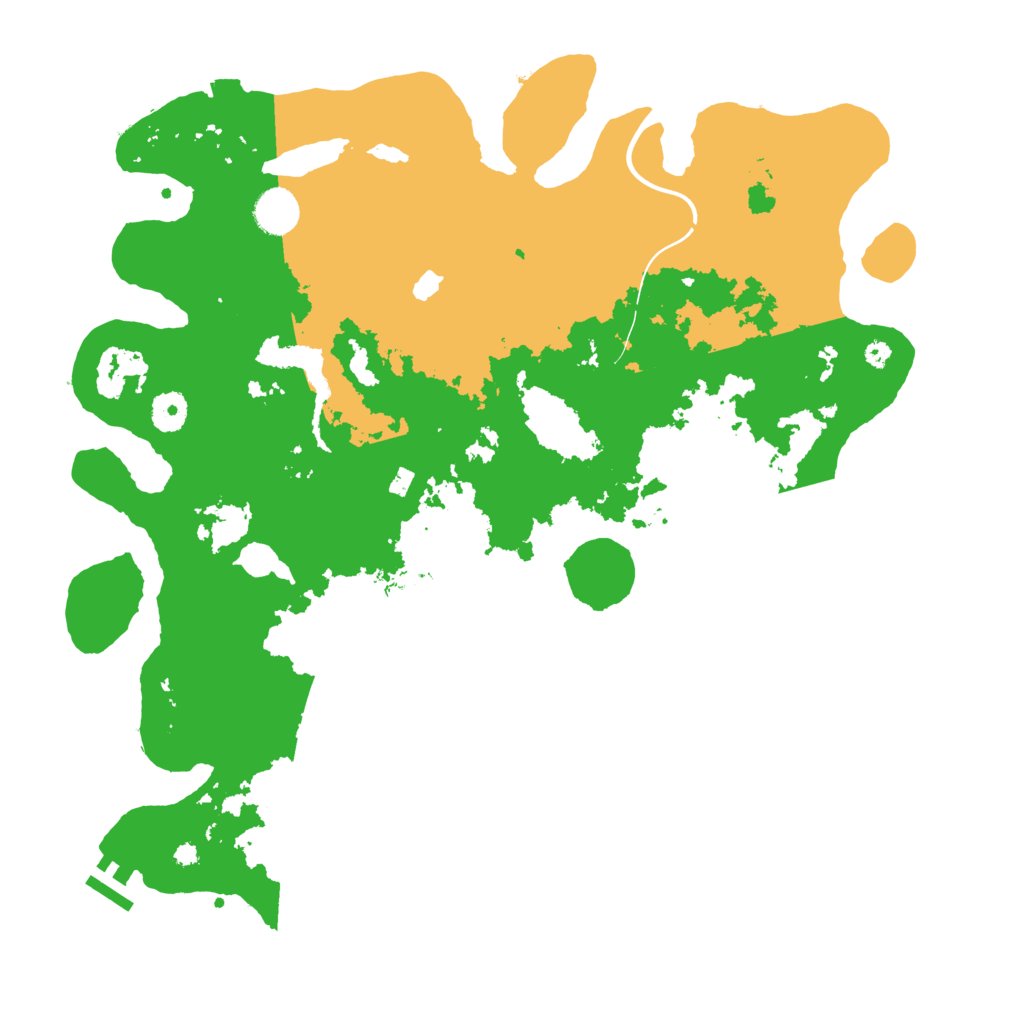 Biome Rust Map: Procedural Map, Size: 4000, Seed: 6808