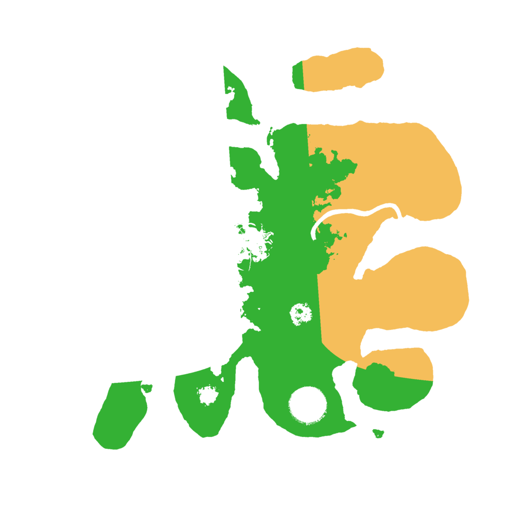 Biome Rust Map: Procedural Map, Size: 2500, Seed: 365215