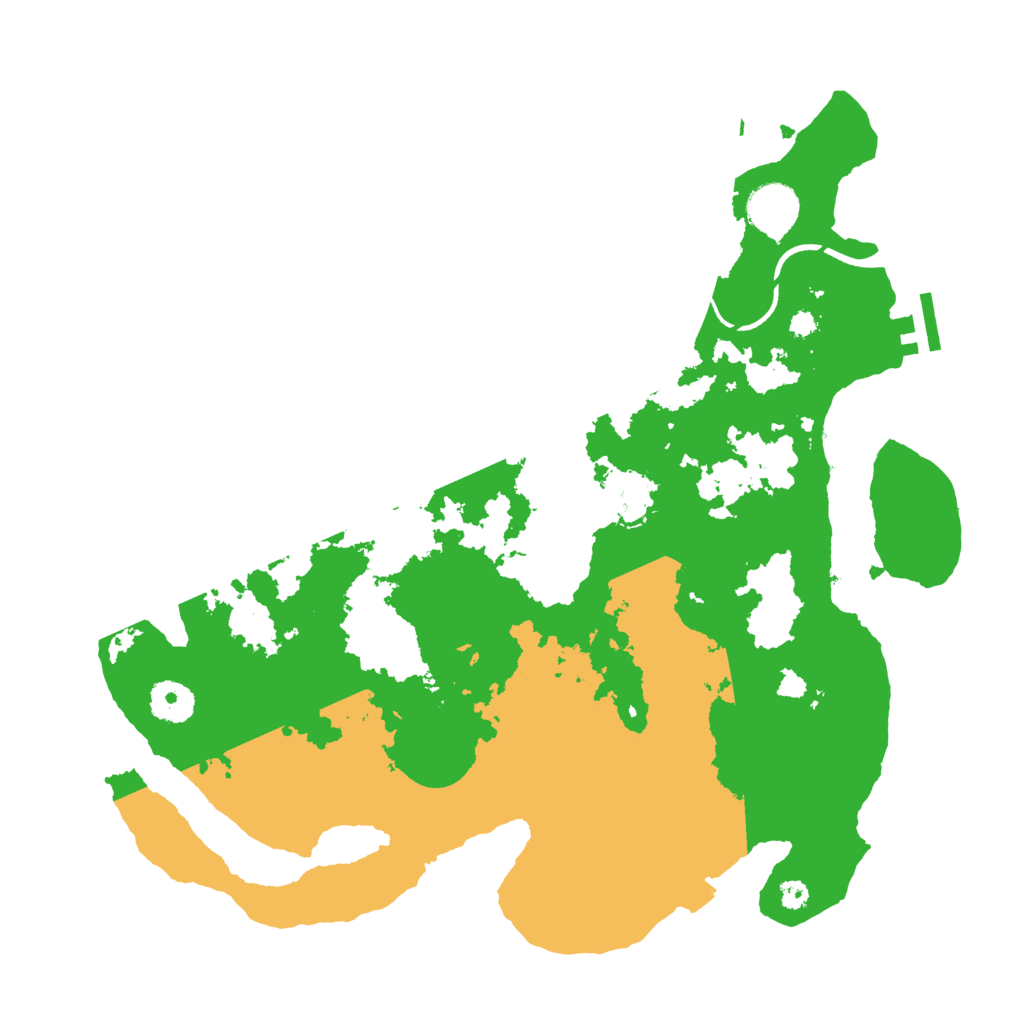 Biome Rust Map: Procedural Map, Size: 3550, Seed: 256053