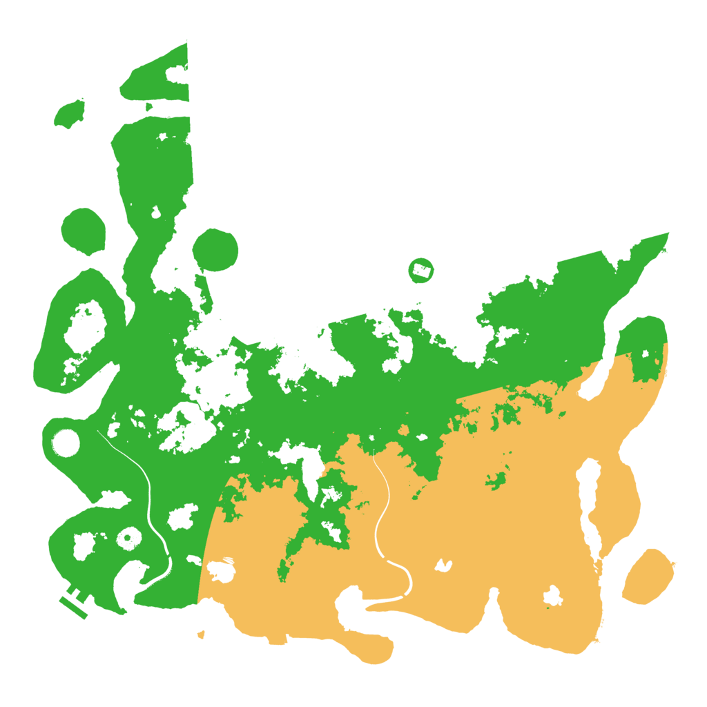 Biome Rust Map: Procedural Map, Size: 4500, Seed: 4500