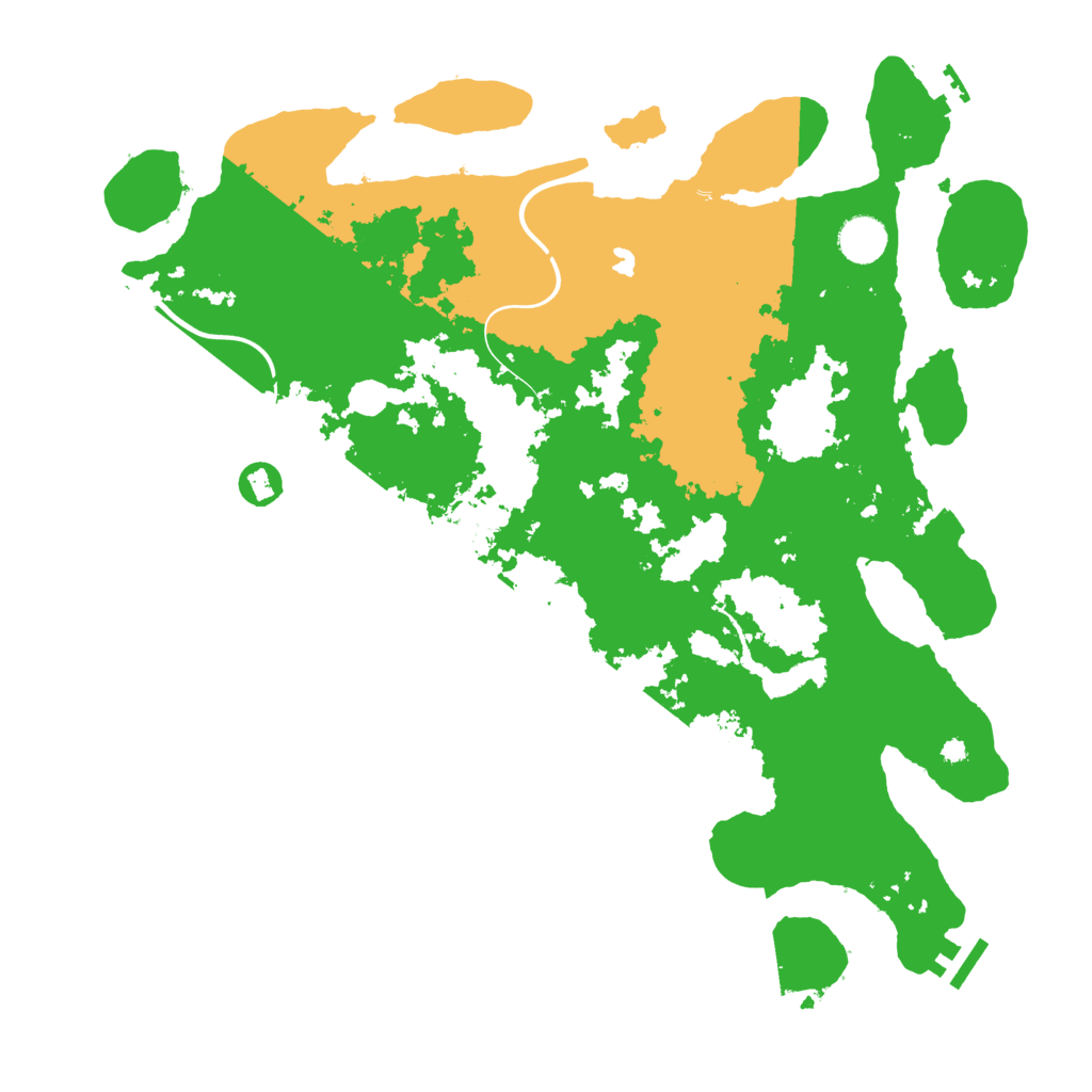 Biome Rust Map: Procedural Map, Size: 4000, Seed: 623578