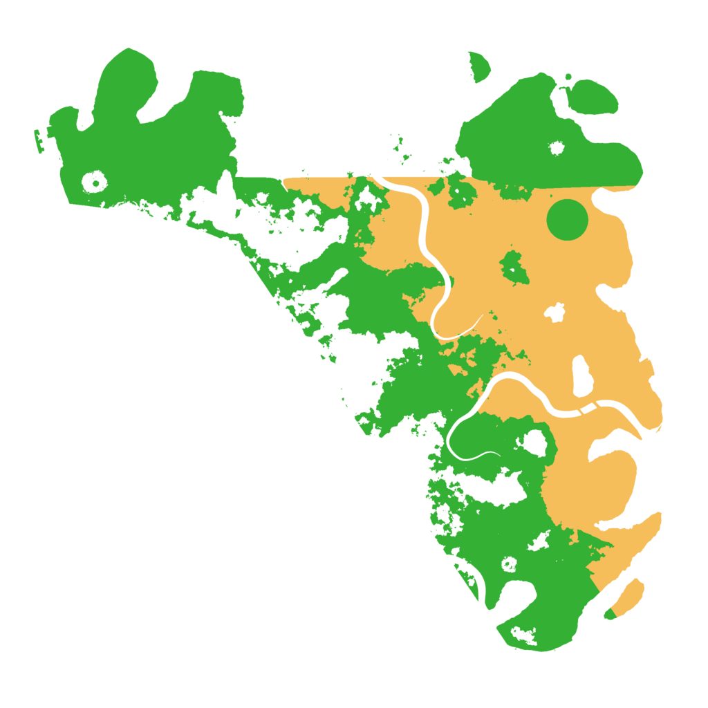 Biome Rust Map: Procedural Map, Size: 4499, Seed: 13826