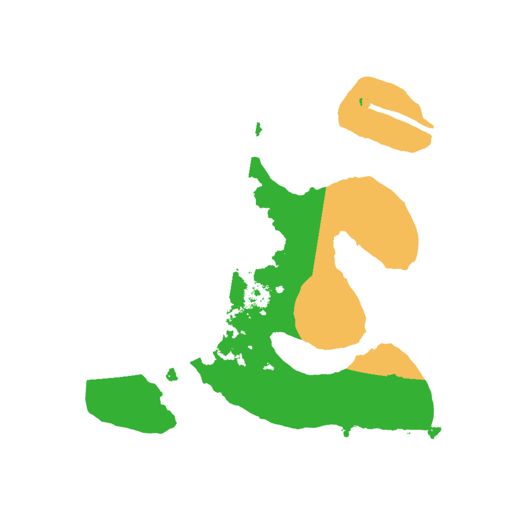 Biome Rust Map: Procedural Map, Size: 2000, Seed: 32432432