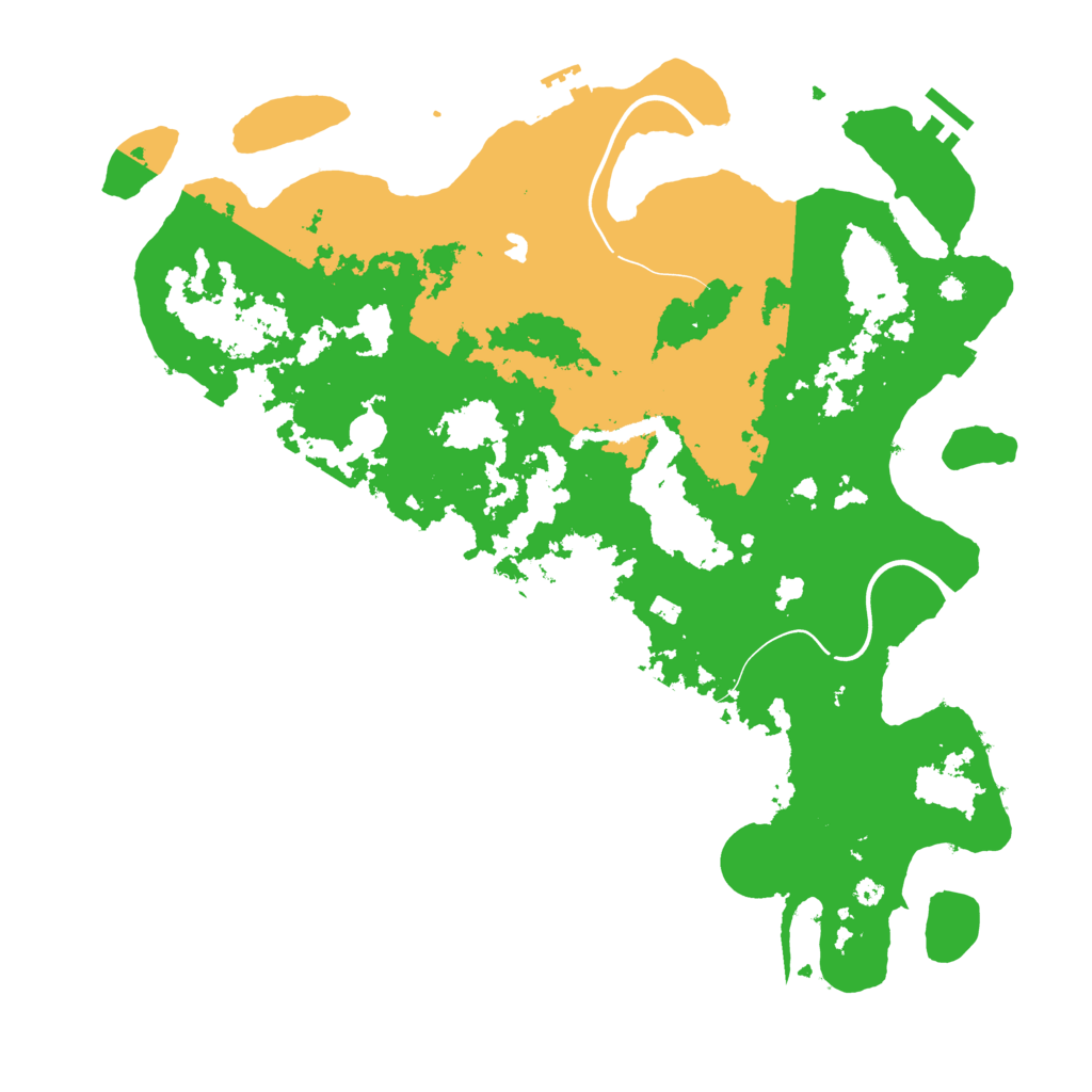 Biome Rust Map: Procedural Map, Size: 4000, Seed: 347220