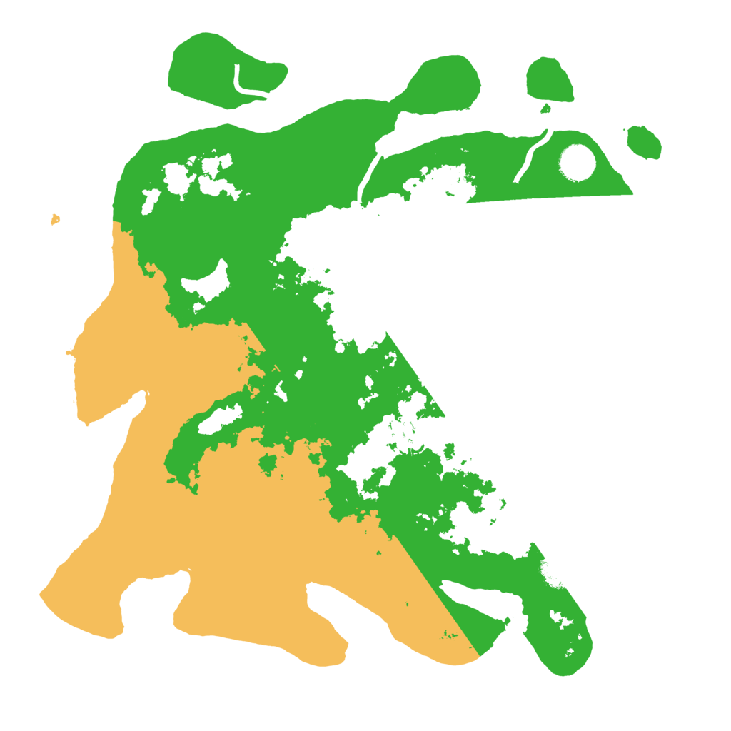 Biome Rust Map: Procedural Map, Size: 3550, Seed: 107769