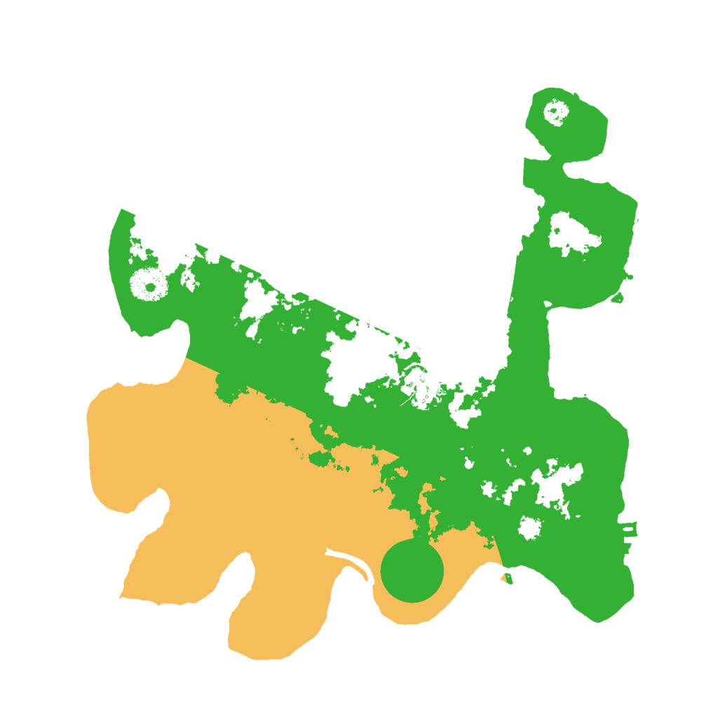 Biome Rust Map: Procedural Map, Size: 3000, Seed: 866972