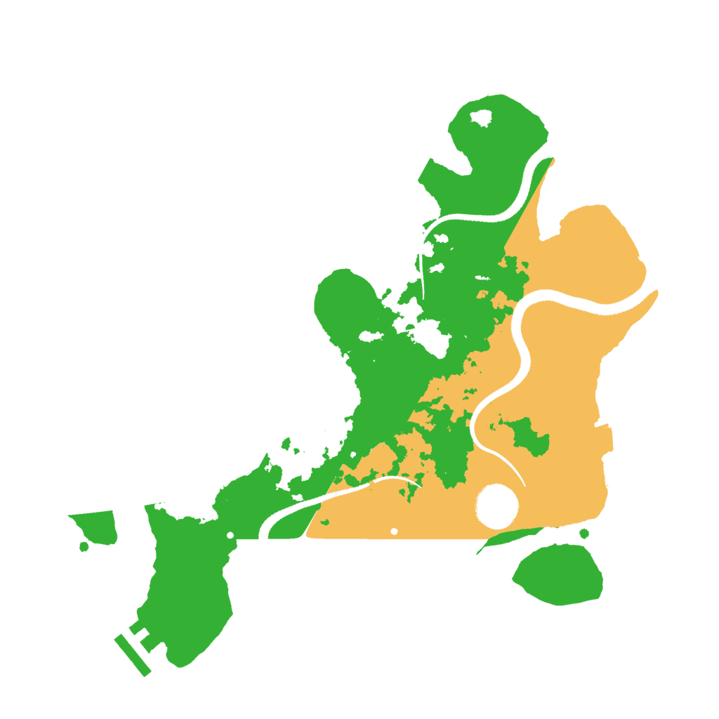 Biome Rust Map: Procedural Map, Size: 3000, Seed: 429989