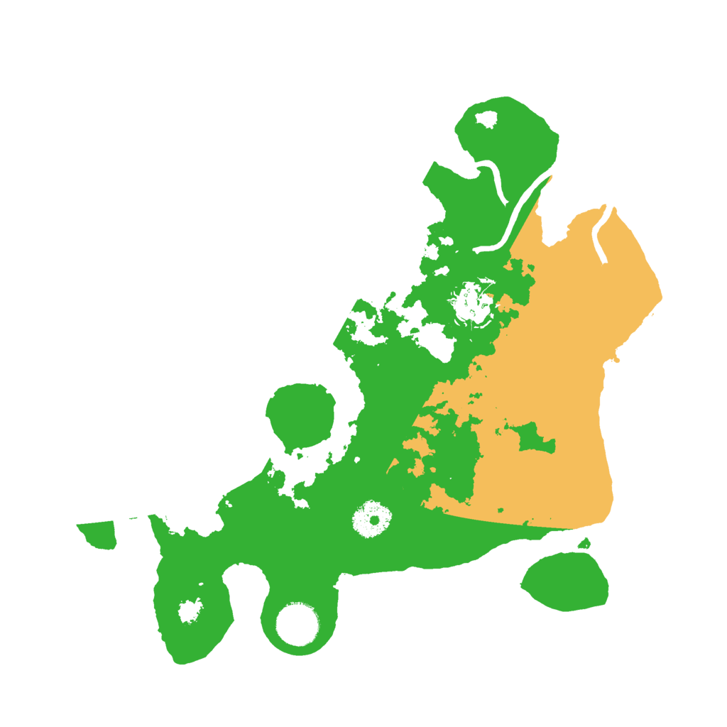 Biome Rust Map: Procedural Map, Size: 3000, Seed: 429989