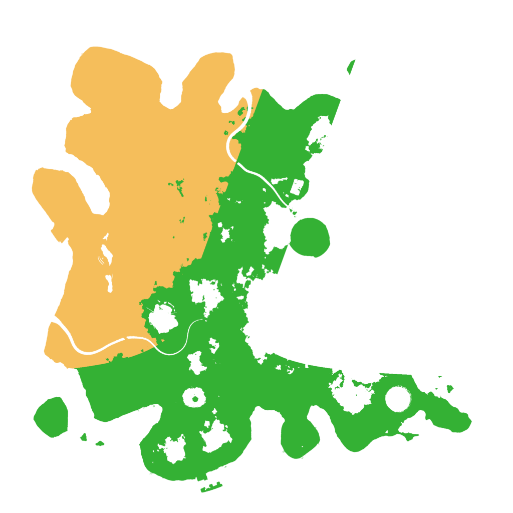 Biome Rust Map: Procedural Map, Size: 3550, Seed: 964028