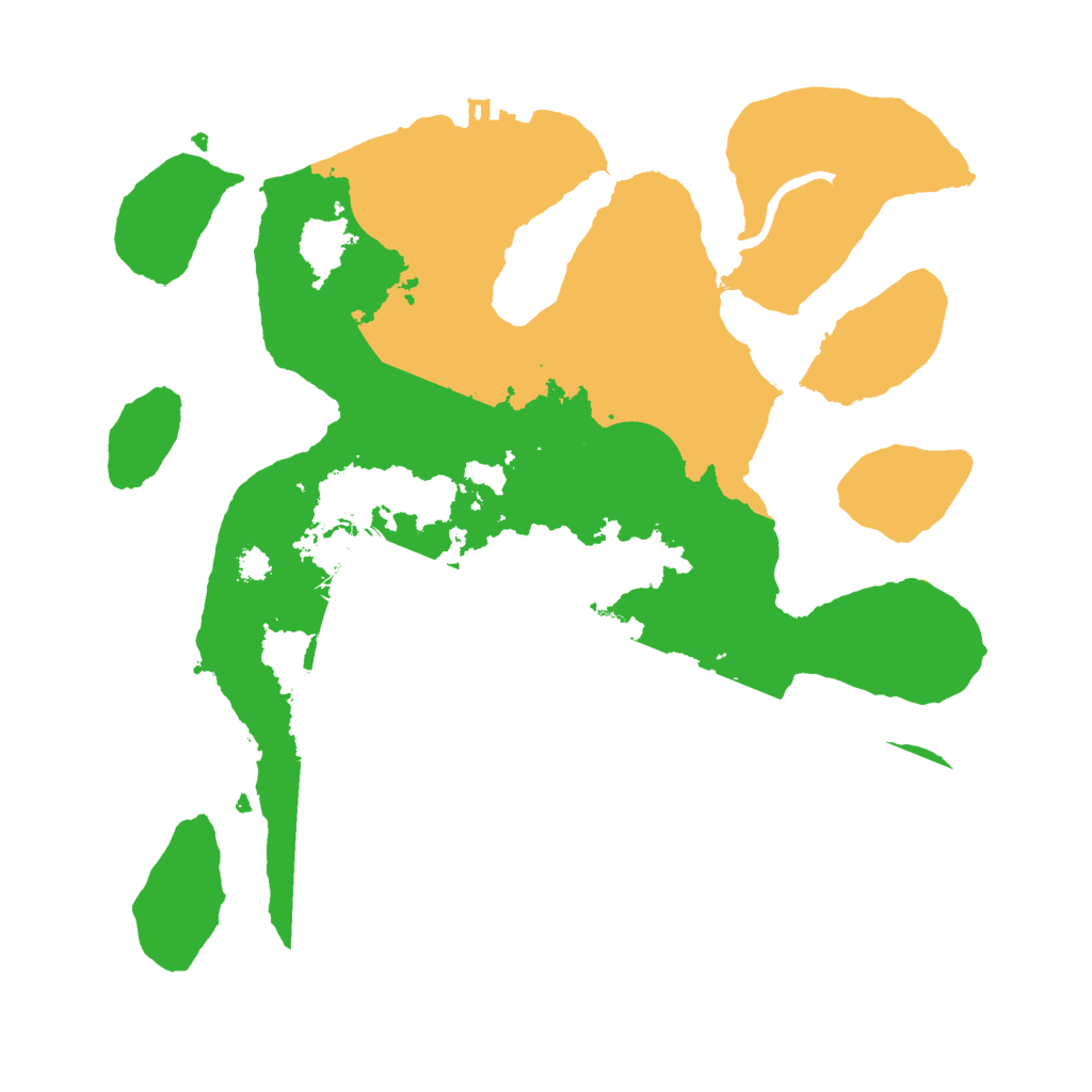 Biome Rust Map: Procedural Map, Size: 3000, Seed: 604005588