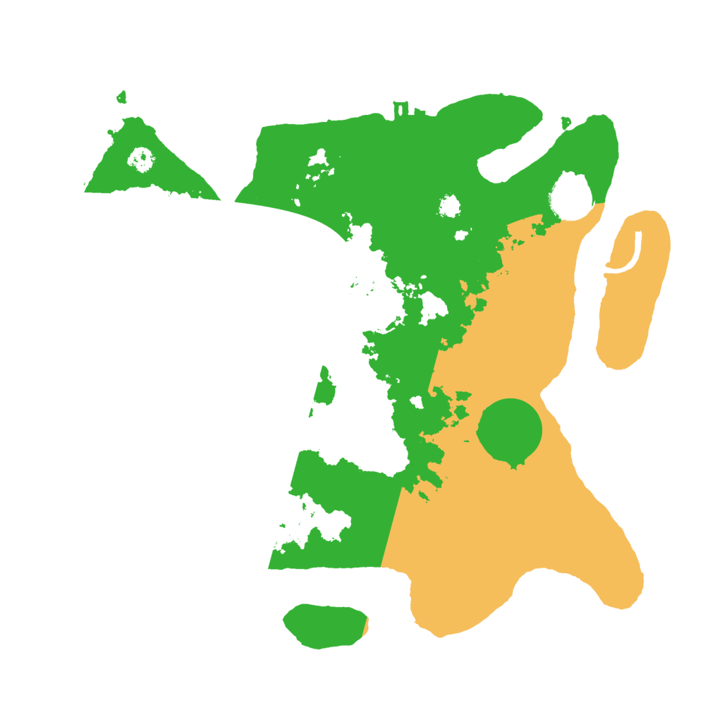 Biome Rust Map: Procedural Map, Size: 3000, Seed: 386158