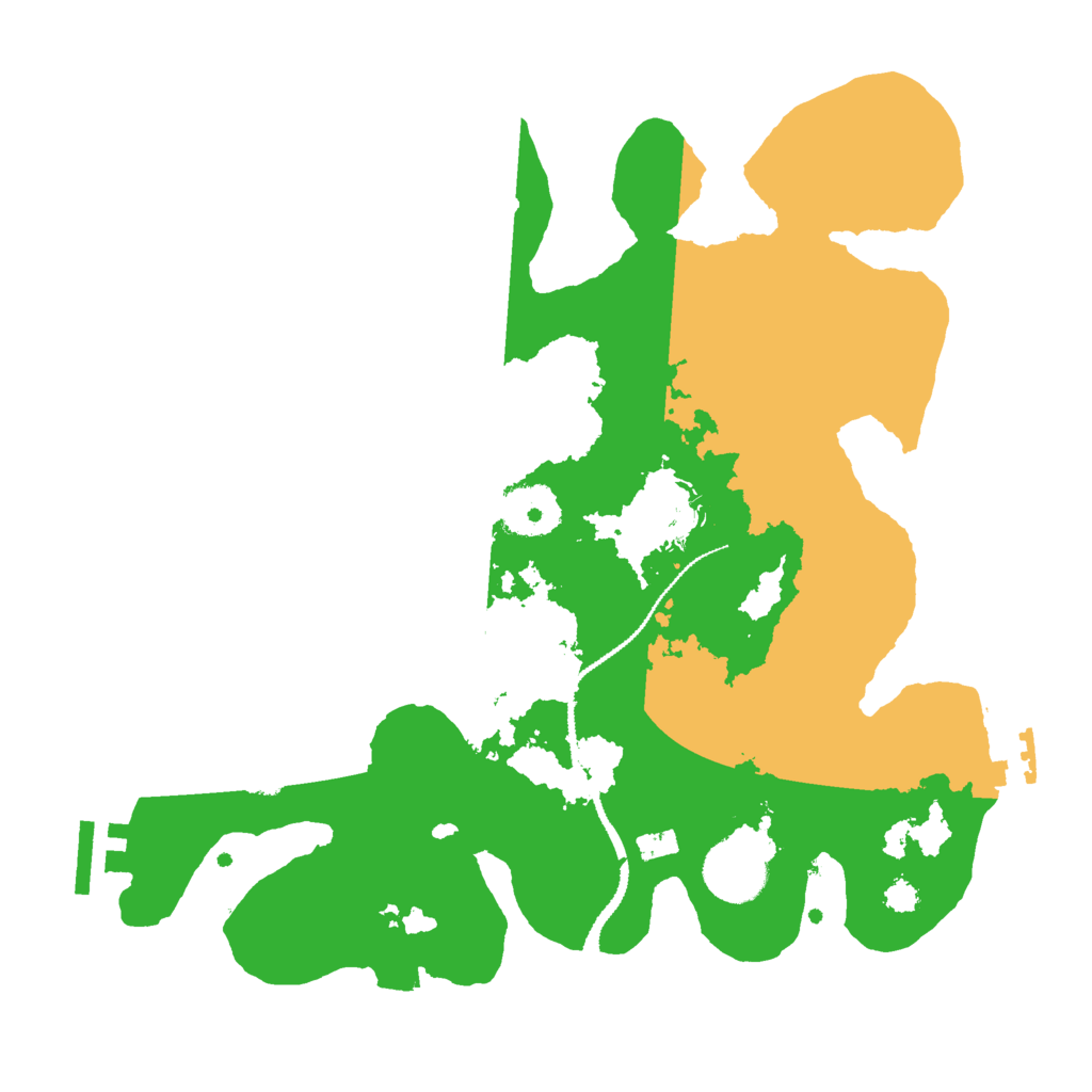 Biome Rust Map: Procedural Map, Size: 3000, Seed: 357787