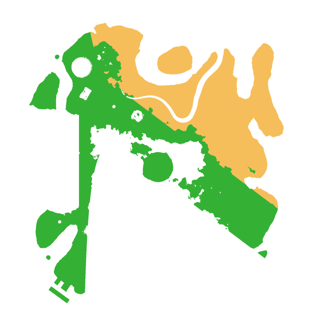 Biome Rust Map: Procedural Map, Size: 2800, Seed: 8675309