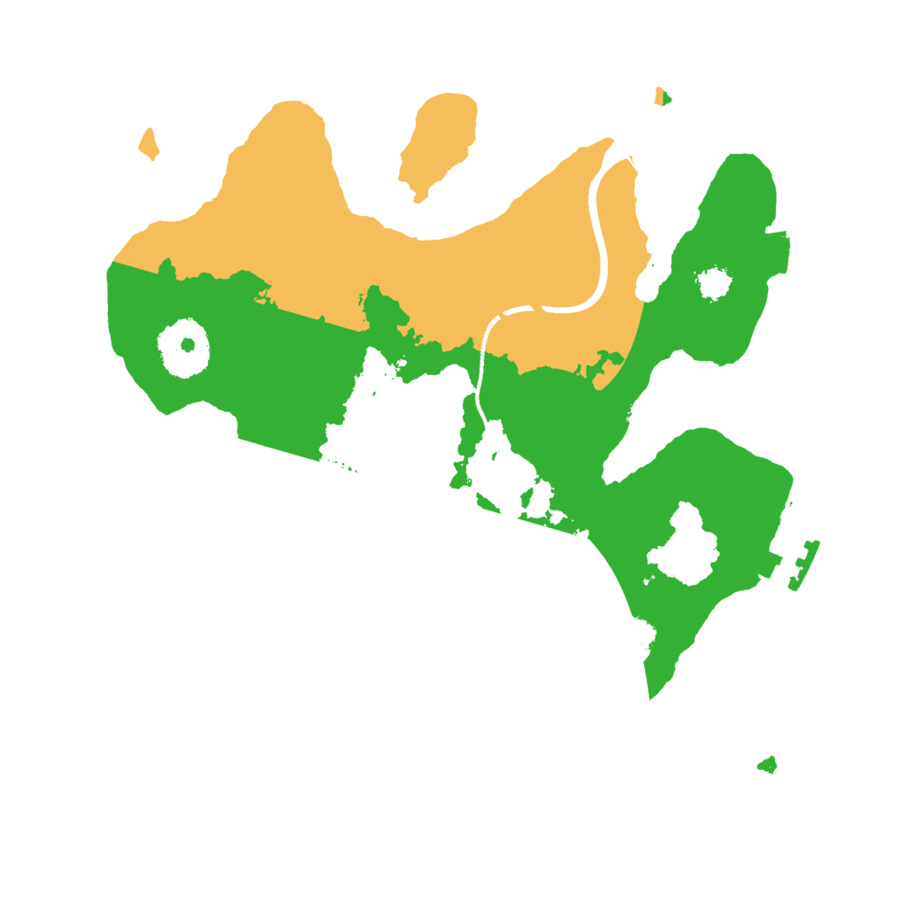 Biome Rust Map: Procedural Map, Size: 2500, Seed: 2147483647