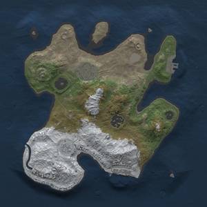Thumbnail Rust Map: Procedural Map, Size: 2500, Seed: 2147483647, 10 Monuments