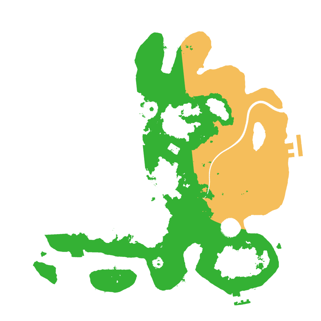 Biome Rust Map: Procedural Map, Size: 3000, Seed: 234