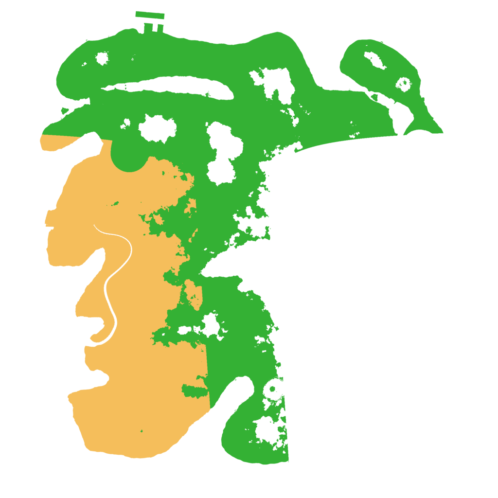 Biome Rust Map: Procedural Map, Size: 3500, Seed: 589650005