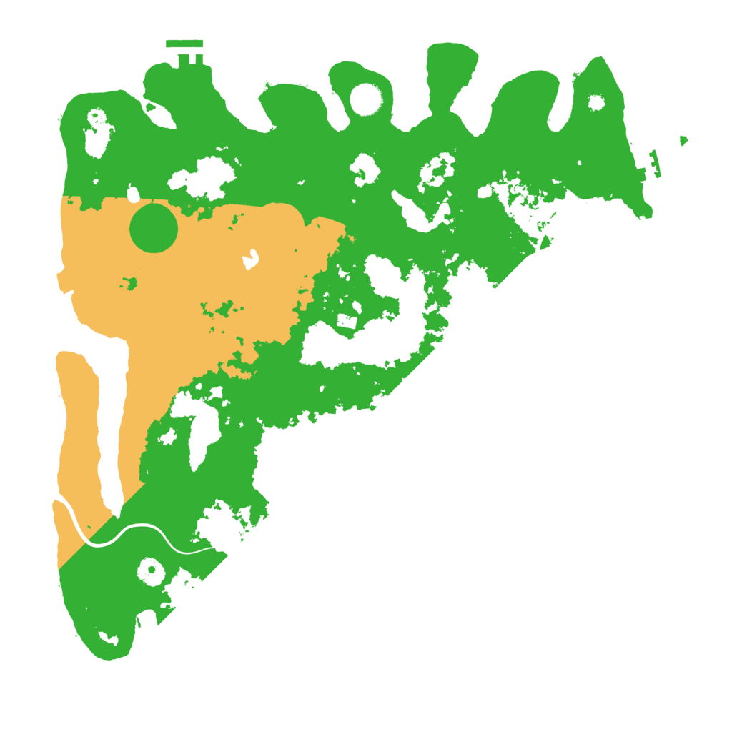 Biome Rust Map: Procedural Map, Size: 4000, Seed: 19960424