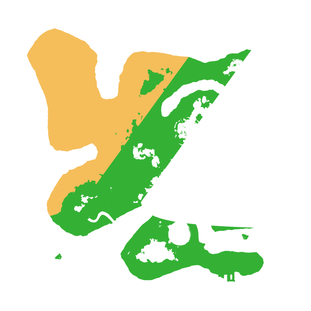 Biome Rust Map: Procedural Map, Size: 2500, Seed: 54656