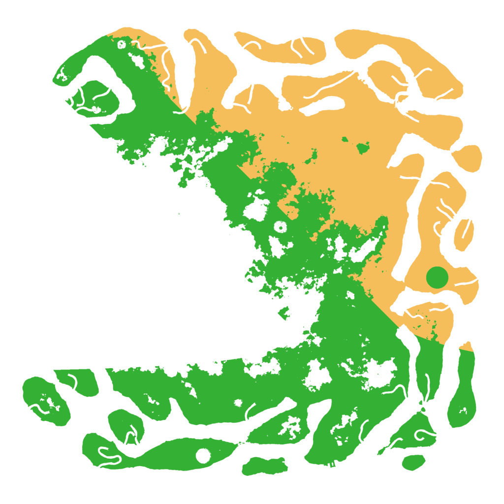 Biome Rust Map: Procedural Map, Size: 6000, Seed: 8553232