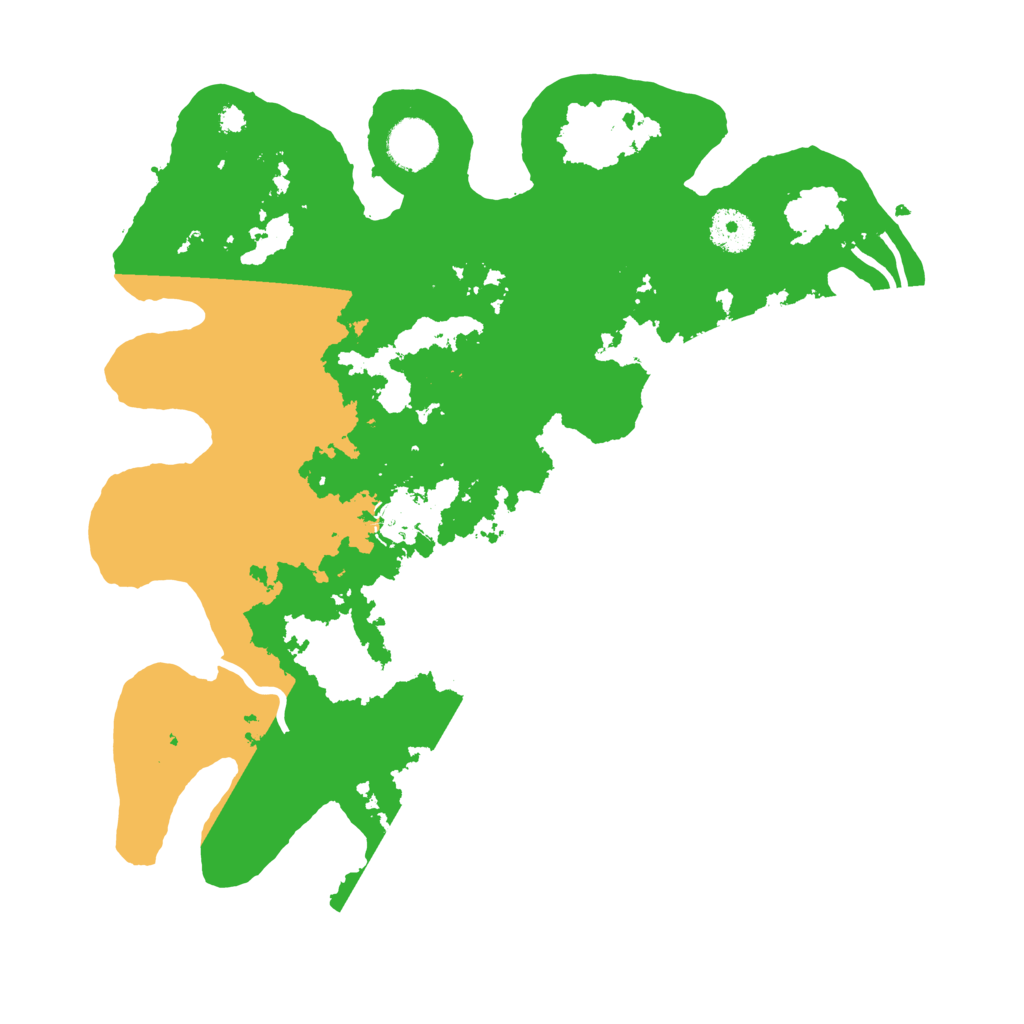 Biome Rust Map: Procedural Map, Size: 3550, Seed: 468474