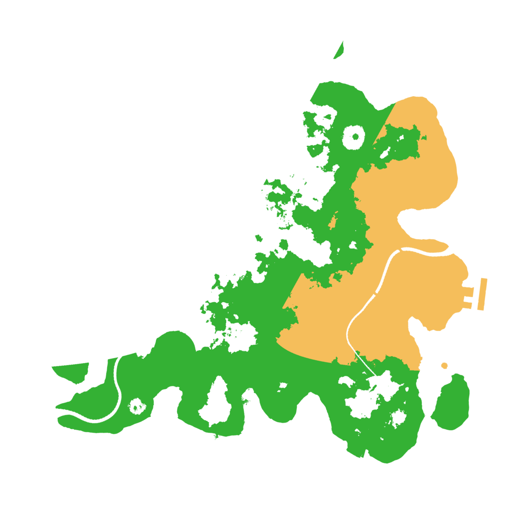 Biome Rust Map: Procedural Map, Size: 3200, Seed: 712