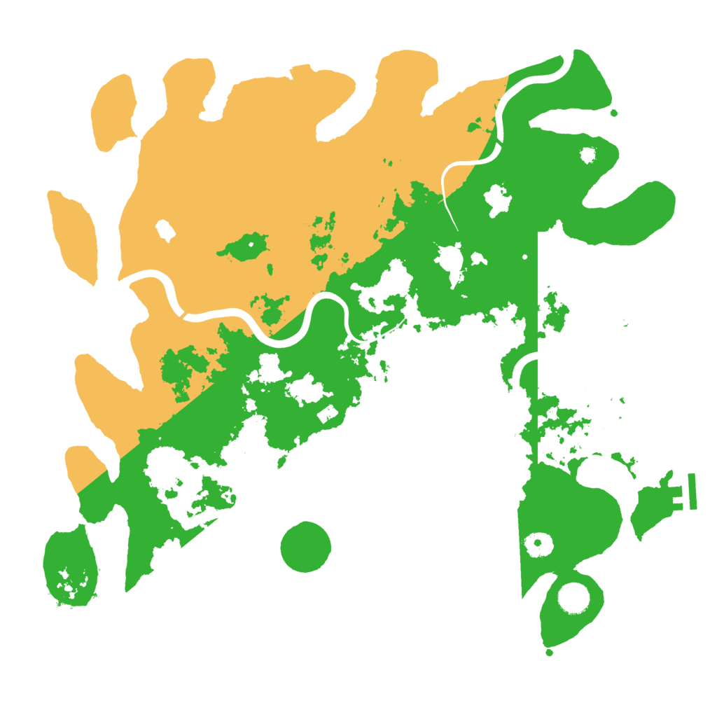 Biome Rust Map: Procedural Map, Size: 4000, Seed: 305304