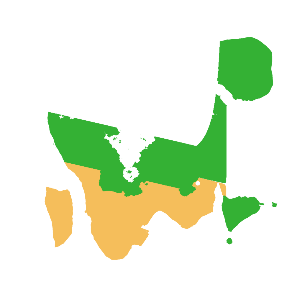 Biome Rust Map: Procedural Map, Size: 2000, Seed: 5560