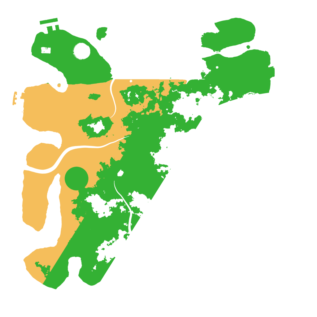 Biome Rust Map: Procedural Map, Size: 3550, Seed: 319449