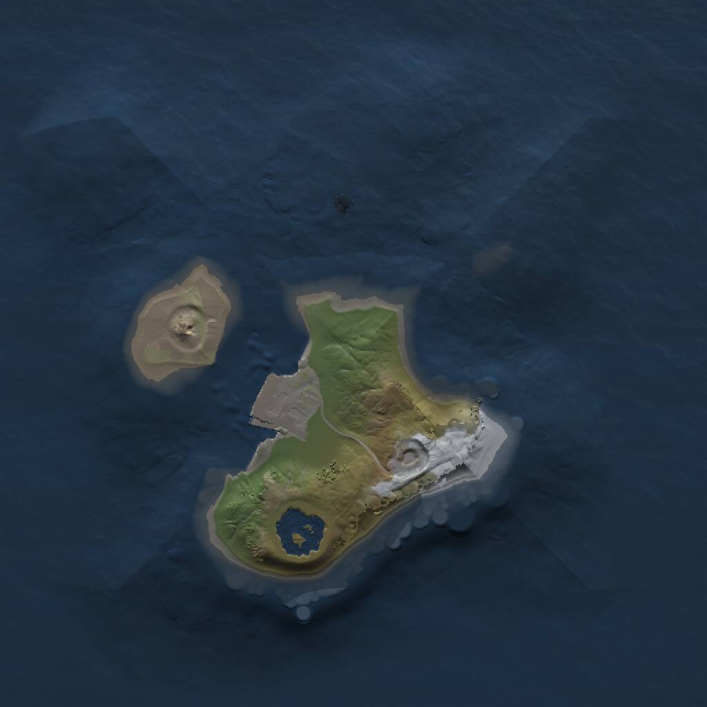 Rust Map: Procedural Map, Size: 1500, Seed: 123865234, 1 Monuments