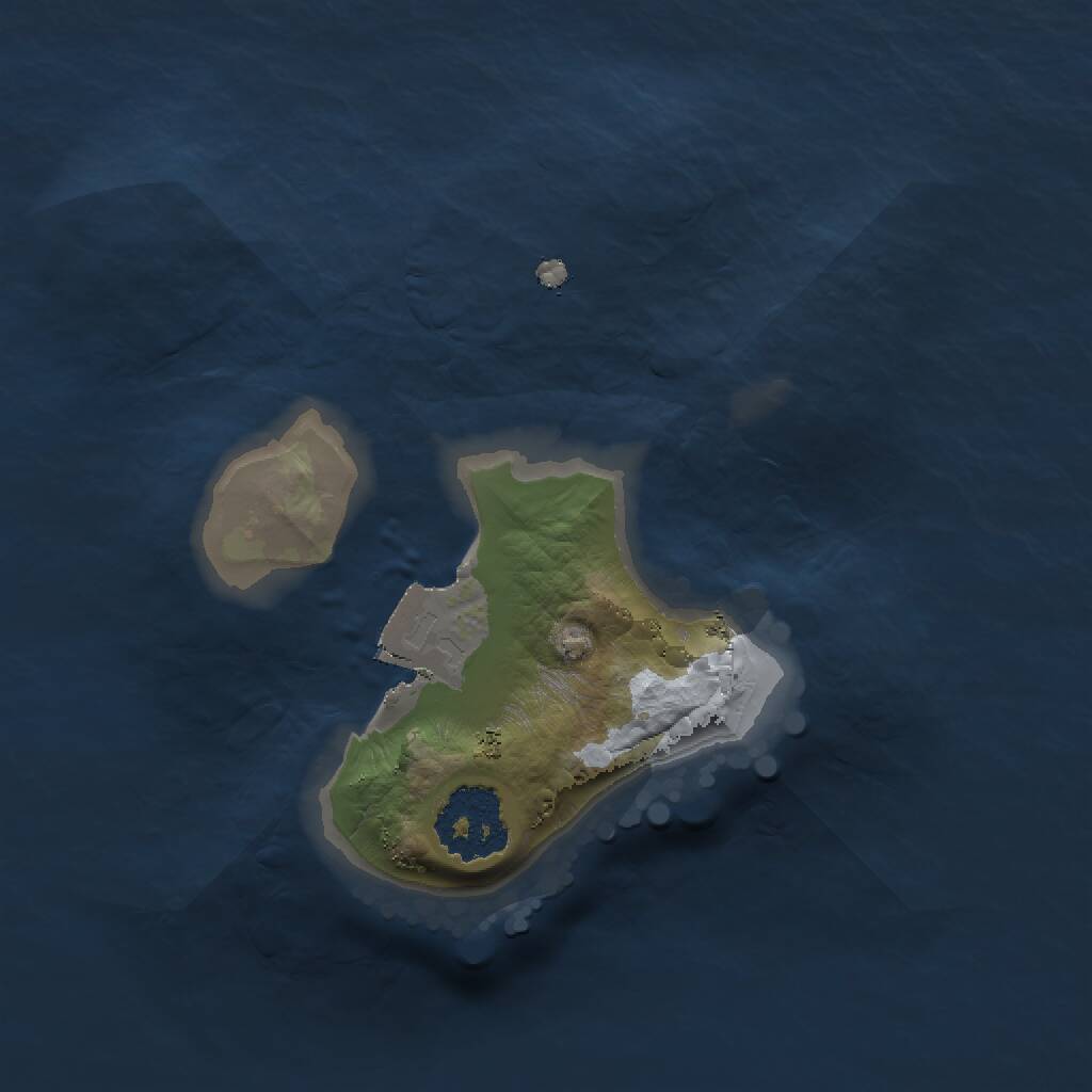 Rust Map: Procedural Map, Size: 1500, Seed: 123865234, 1 Monuments