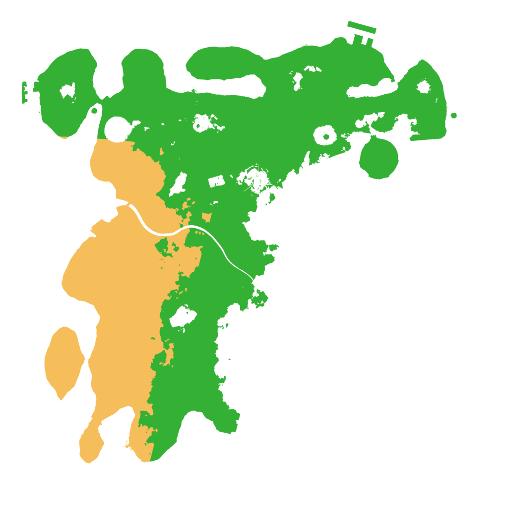 Biome Rust Map: Procedural Map, Size: 3550, Seed: 109924