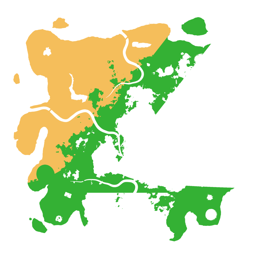 Biome Rust Map: Procedural Map, Size: 4000, Seed: 8763