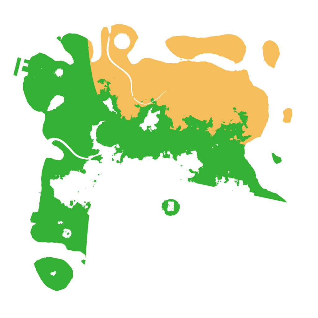 Biome Rust Map: Procedural Map, Size: 3500, Seed: 877836906