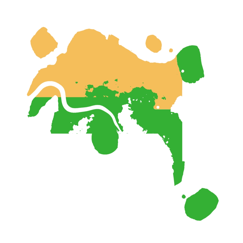 Biome Rust Map: Procedural Map, Size: 2500, Seed: 67042841