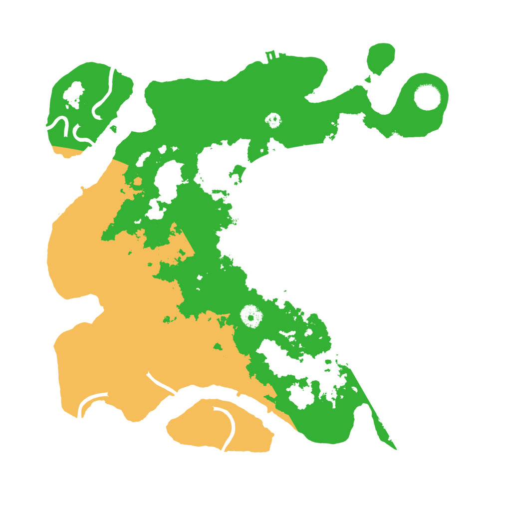 Biome Rust Map: Procedural Map, Size: 3500, Seed: 534718326