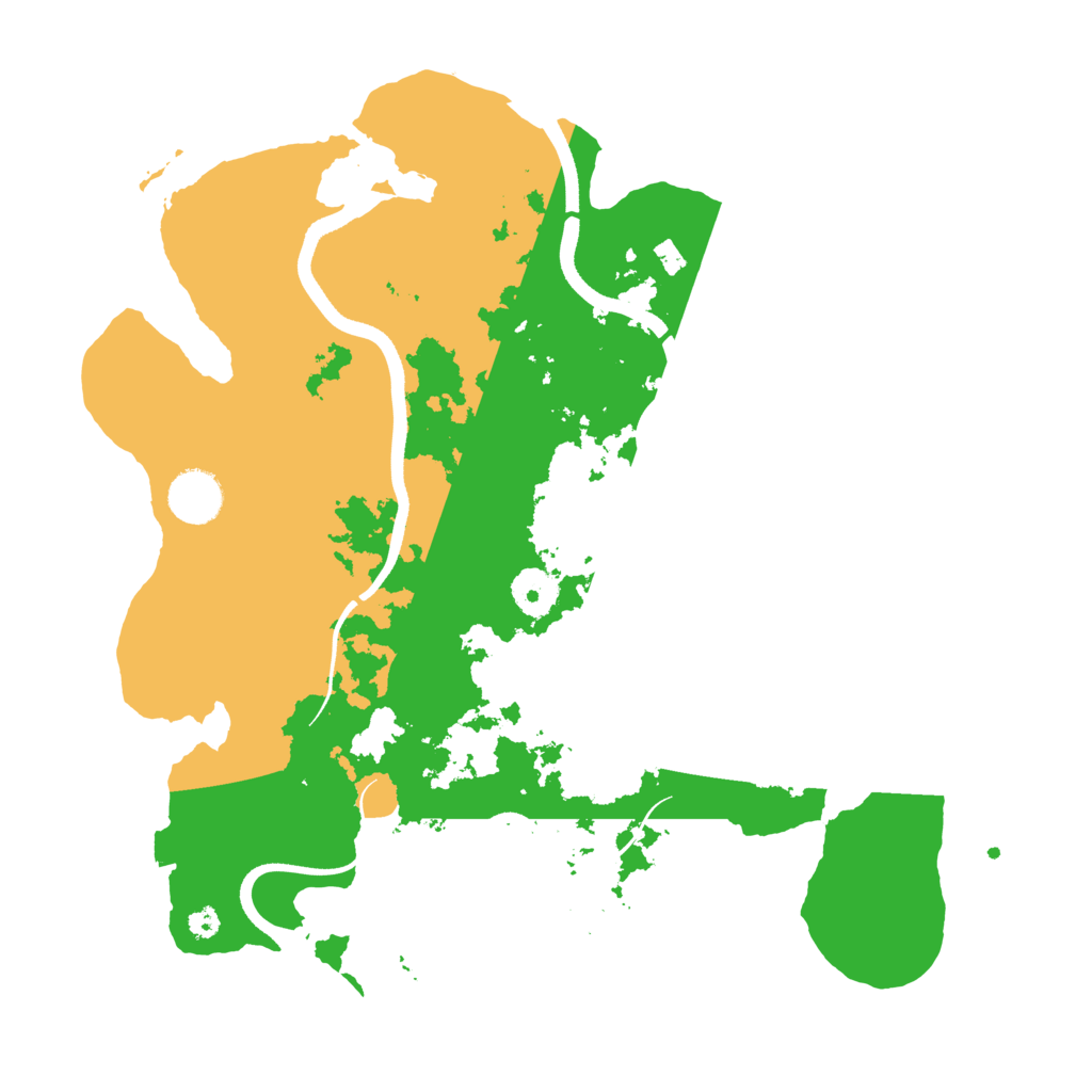 Biome Rust Map: Procedural Map, Size: 3550, Seed: 606429