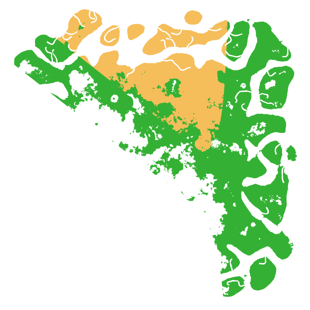 Biome Rust Map: Procedural Map, Size: 6000, Seed: 83003368