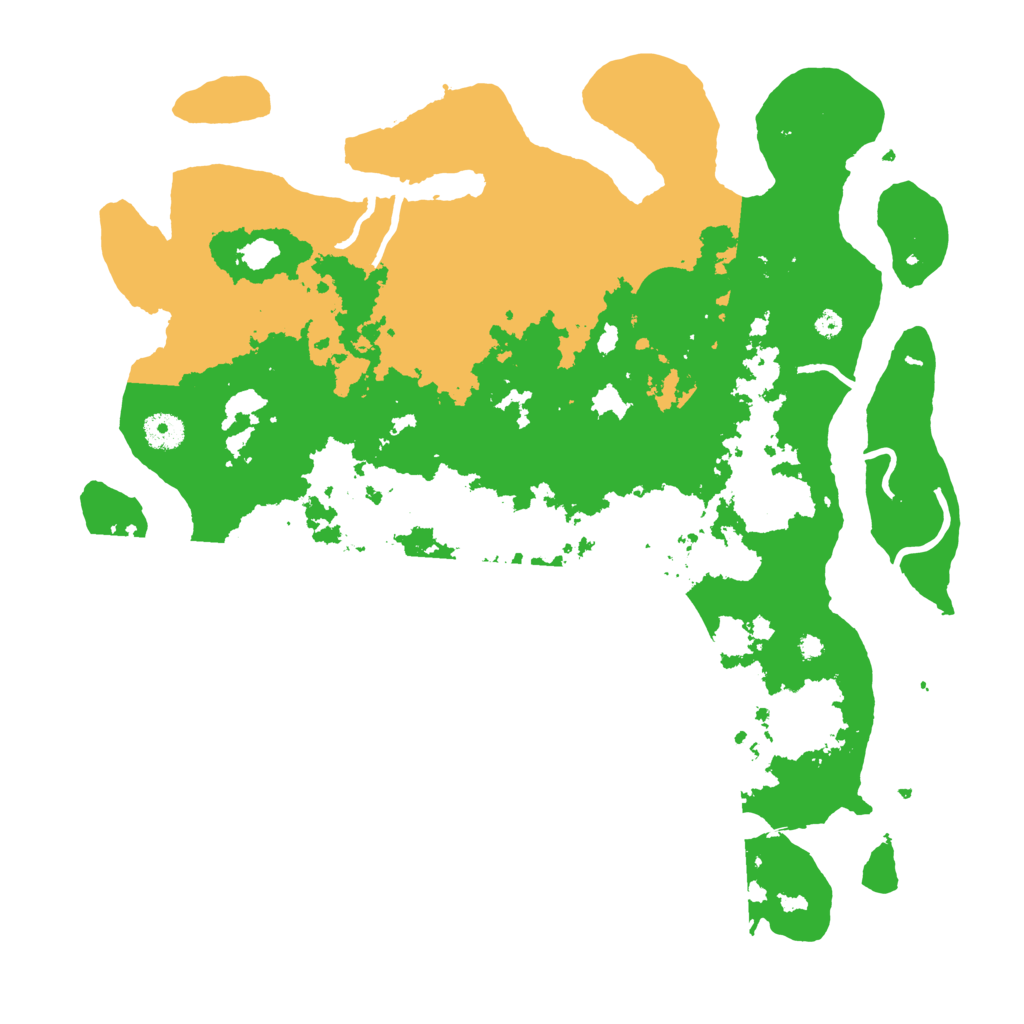Biome Rust Map: Procedural Map, Size: 4000, Seed: 888303